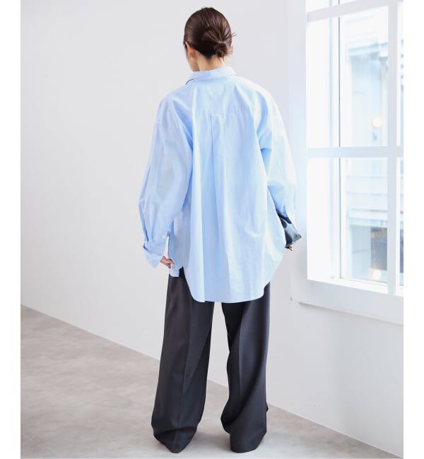 SLOBE IENA「コットンブロードベーシックシャツ」|シャツ・ブラウス|