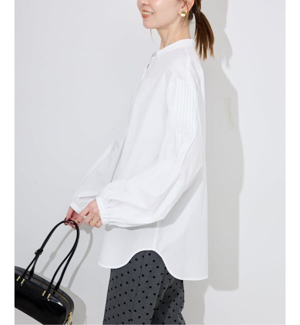 SLOBE IENA「ピンタックバルーンスリーブブラウス」|シャツ・ブラウス|