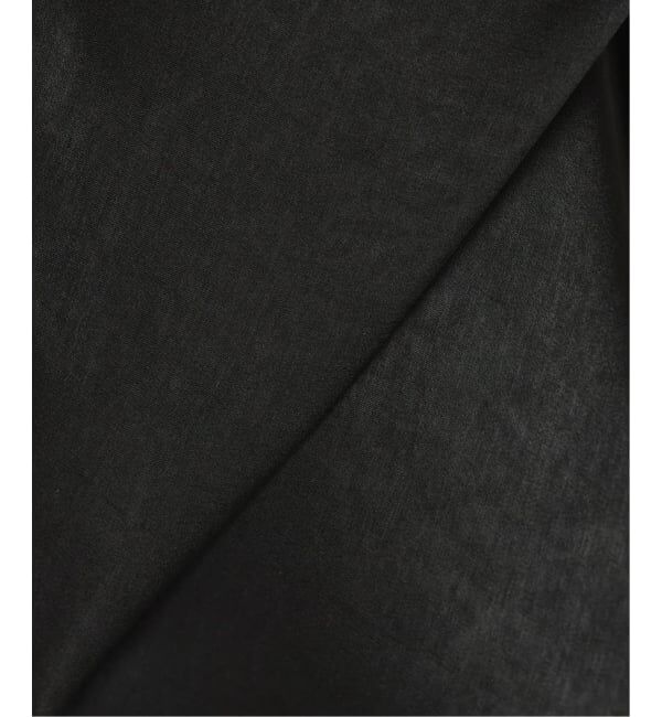 SLOBE IENA「《ブラックのみWEB限定/追加2》グロッシーサテンフレアスカート」|スカート|