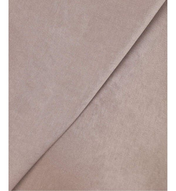 SLOBE IENA「《ブラックのみWEB限定/追加2》グロッシーサテンフレアスカート」|スカート|