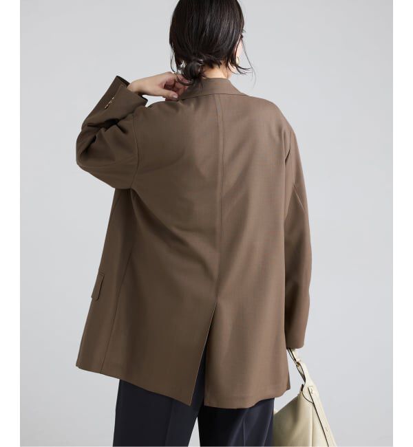 IENA「COUTURE D'ADAM/クチュールドアダム BIG JK Single Blazer Dese 26SS-009」|テーラードジャケット|