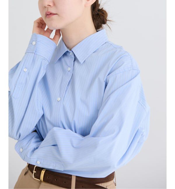 IENA「2wayビジュークレリックシャツ」|シャツ・ブラウス|