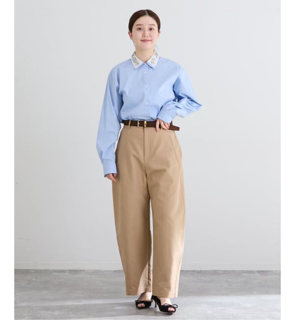 IENA「2wayビジュークレリックシャツ」|シャツ・ブラウス|