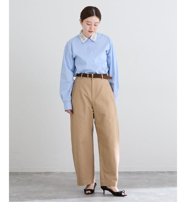 IENA「2wayビジュークレリックシャツ」|シャツ・ブラウス|