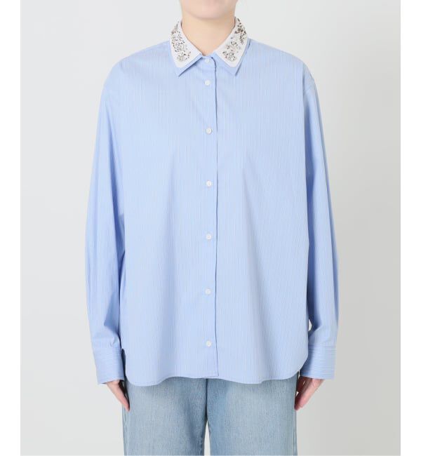 IENA「2wayビジュークレリックシャツ」|シャツ・ブラウス|