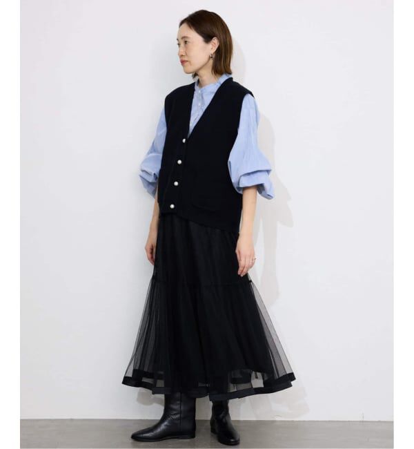 SLOBE IENA「《WEB限定/追加3》ピンタックバルーンスリーブブラウス」|シャツ・ブラウス|