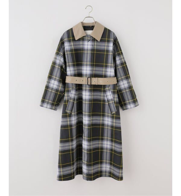 IENA「MACKINTOSH/マッキントッシュ BELTED BOWLAND コート L261AP1190ULACM」|その他|グリーン