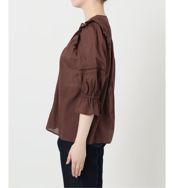 SLOBE IENA「《追加》コットンレーヨンレースブラウス」|シャツ・ブラウス|