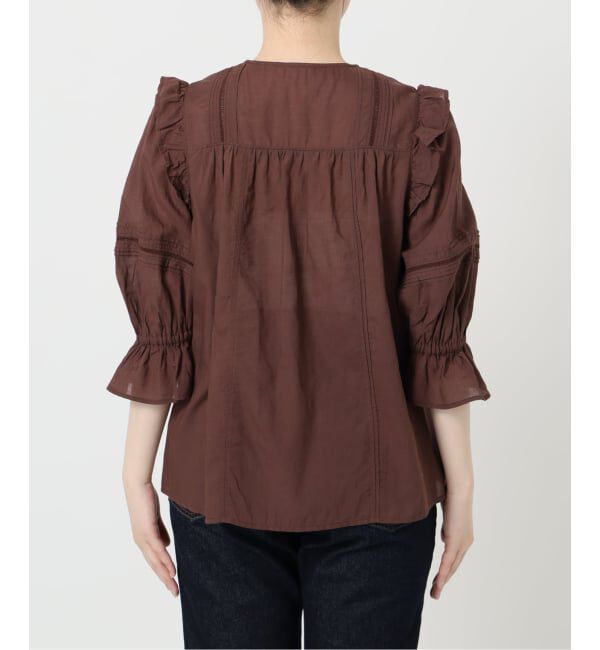 SLOBE IENA「《追加》コットンレーヨンレースブラウス」|シャツ・ブラウス|