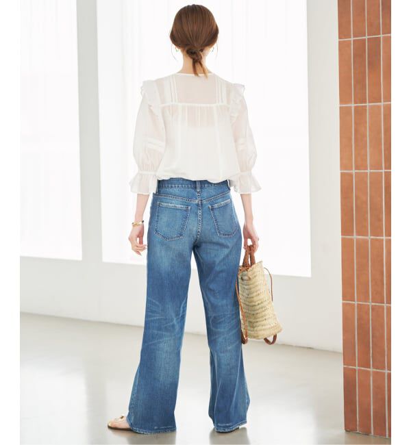 SLOBE IENA「《追加》コットンレーヨンレースブラウス」|シャツ・ブラウス|