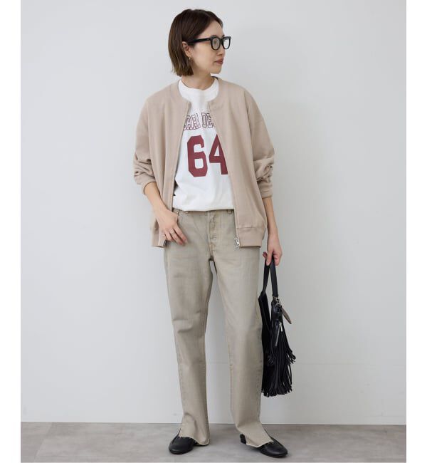 SLOBE IENA「《WEB限定/追加》ダブルZIPクルーネックカーディガン」|カーディガン|