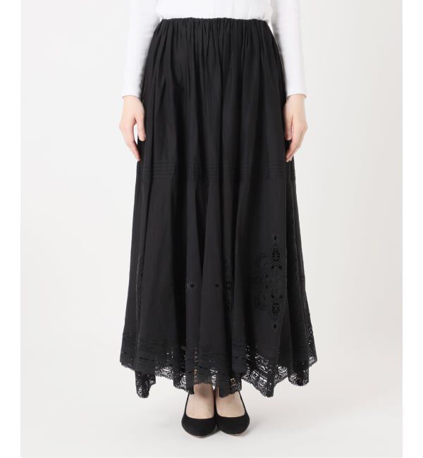 IENA「《追加5予約》コットンレーススカート」|スカート|