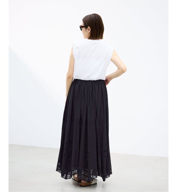IENA「《追加5予約》コットンレーススカート」|スカート|