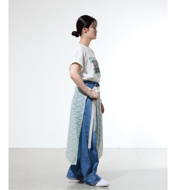 IENA「コットンフォトプリント ロゴTシャツ」|Tシャツ・カットソー|