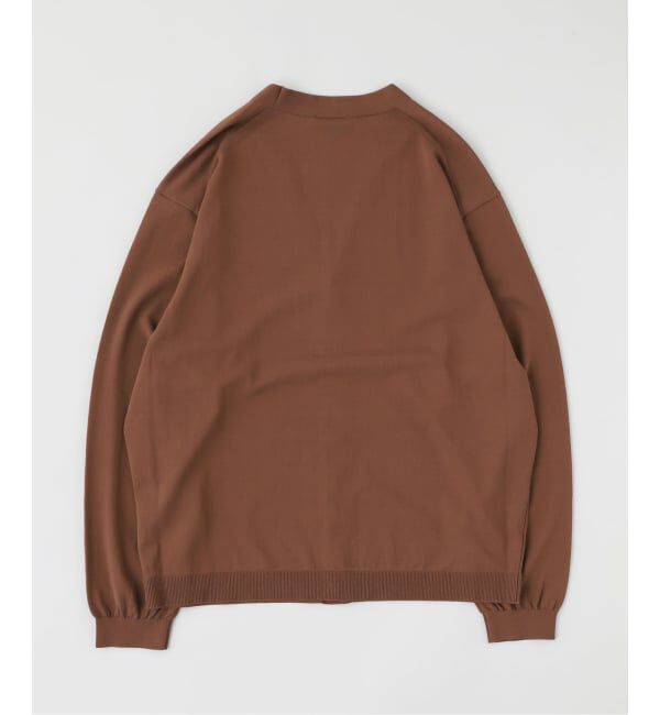 EDIFICE「ATON(エイトン) FINE ICE COTTON V-NECK CARDIGAN」|カーディガン|