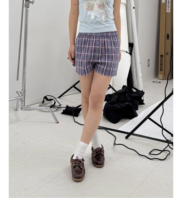 Oriens JOURNAL STANDARD「シャツクロスショートパンツ」|その他|ネイビー