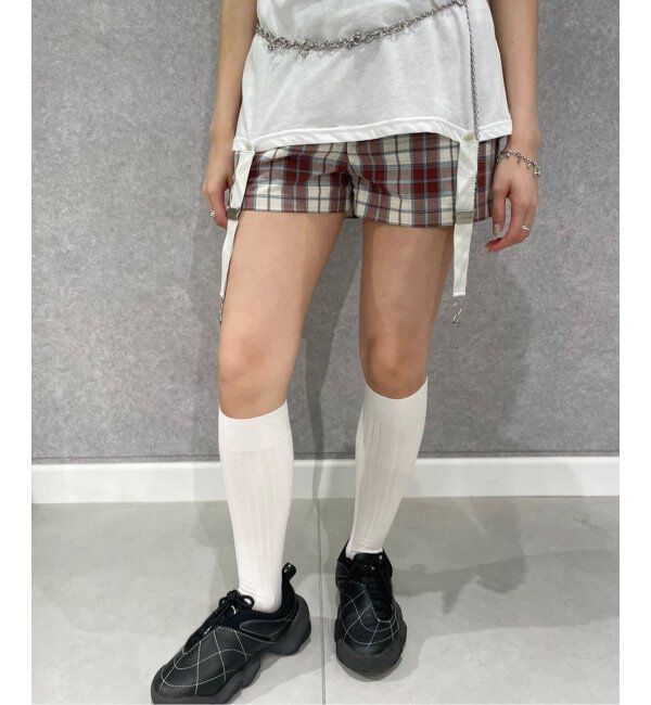 Oriens JOURNAL STANDARD「シャツクロスショートパンツ」|その他|レッド