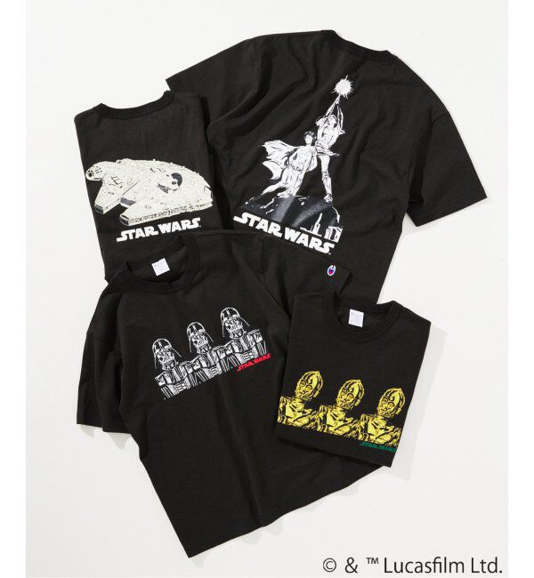 JOURNAL STANDARD relume「【スター・ウォーズ】&times; CHAMPION 別注 T1011 プリントTシャツ」|Tシャツ・カットソー|
