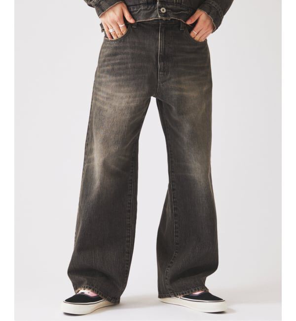 JOURNAL STANDARD relume「スモーキーデニム ワイドパンツ」|デニム|