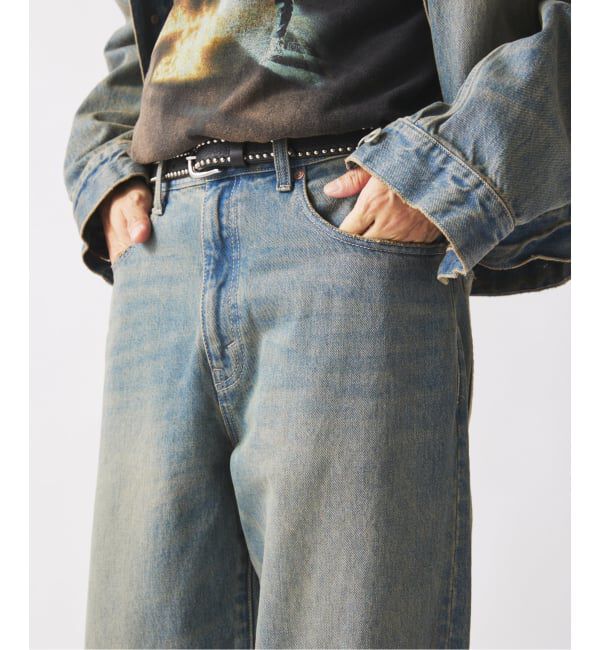 JOURNAL STANDARD relume「スモーキーデニム ワイドパンツ」|デニム|
