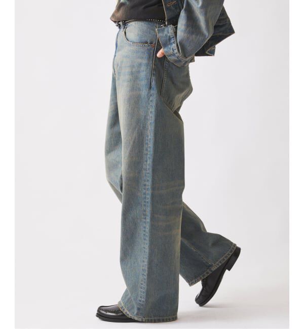 JOURNAL STANDARD relume「スモーキーデニム ワイドパンツ」|デニム|