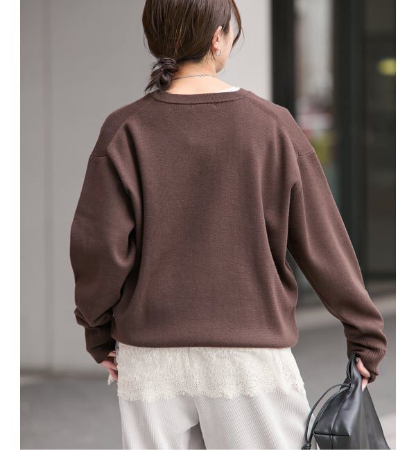 JOURNAL STANDARD「《追加3》レースヘム クルーネックシアーロングT」|Tシャツ・カットソー|