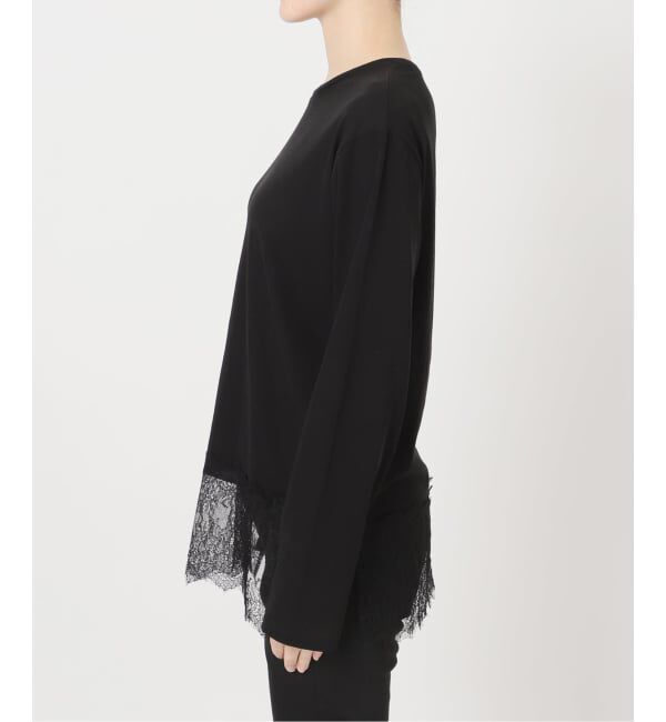 JOURNAL STANDARD「《追加3》レースヘム クルーネックシアーロングT」|Tシャツ・カットソー|