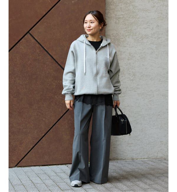 JOURNAL STANDARD「《追加3》レースヘム クルーネックシアーロングT」|Tシャツ・カットソー|