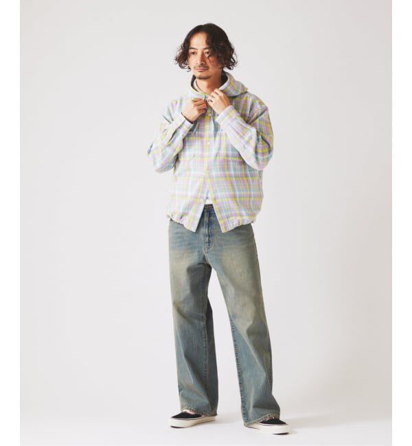 JOURNAL STANDARD relume「カラー アメリカンチェック フーディシャツ」|シャツ・ブラウス|