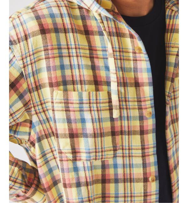 JOURNAL STANDARD relume「カラー アメリカンチェック フーディシャツ」|シャツ・ブラウス|