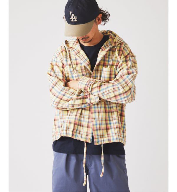 JOURNAL STANDARD relume「カラー アメリカンチェック フーディシャツ」|シャツ・ブラウス|
