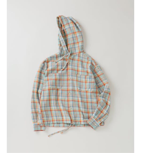 JOURNAL STANDARD relume「カラー アメリカンチェック フーディシャツ」|シャツ・ブラウス|