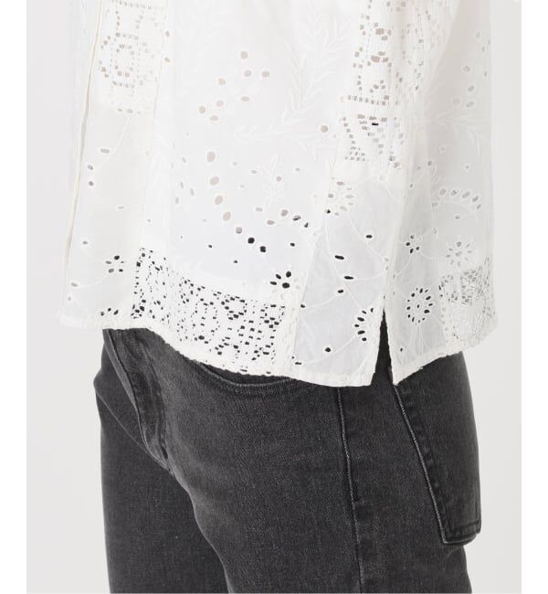 JOURNAL STANDARD relume「《追加》パッチワークレースショートシャツ」|シャツ・ブラウス|