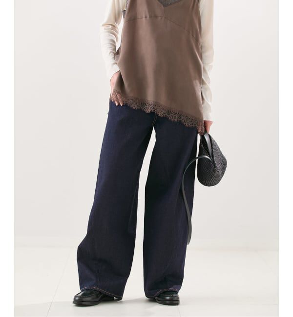 journal standard L'essage「11.8oz 3D デニムパンツ」|デニム|ネイビー