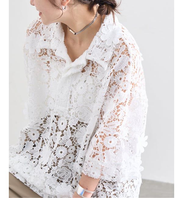 JOURNAL STANDARD「【LAYAS/レイヤーズ】LACE SKIPPERS/S P/O」|シャツ・ブラウス|