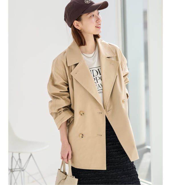 JOURNAL STANDARD relume「《追加2 / 手洗い可》ハーフトレンチコート」|トレンチコート|