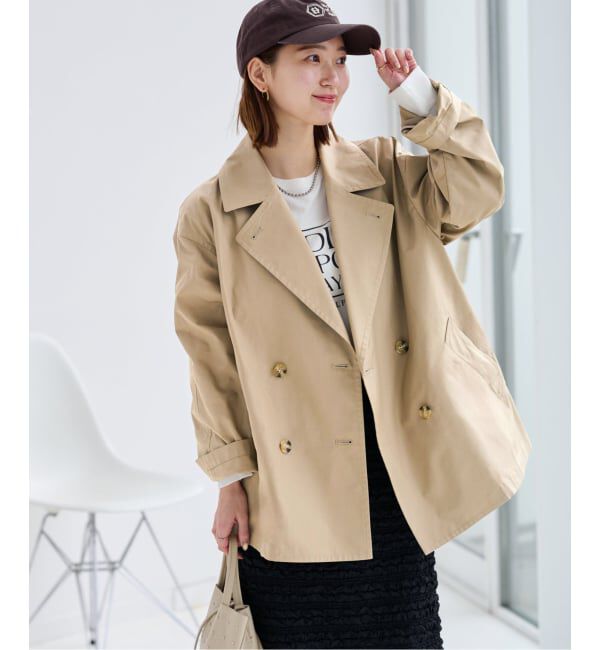 JOURNAL STANDARD relume「《追加2 / 手洗い可》ハーフトレンチコート」|トレンチコート|