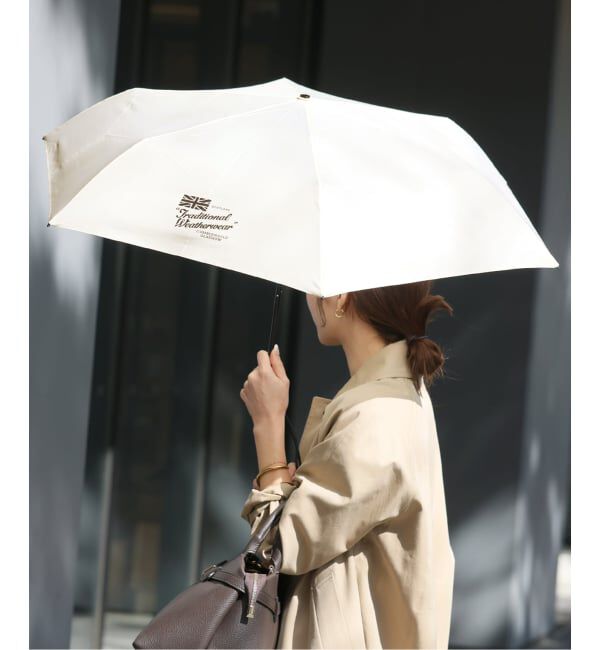 JOURNAL STANDARD relume「【TRADITIONAL WEATHERWEAR】LIGHT WEIGHT UMBRELLA：晴雨兼用折りたたみ傘」|傘|ホワイト B