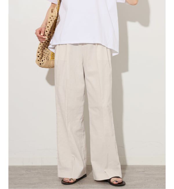 JOURNAL STANDARD relume「リネンコットンギャザータックパンツ」|その他|