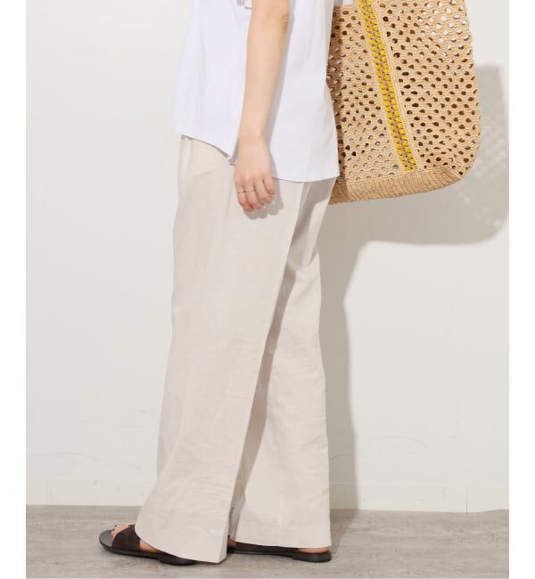 JOURNAL STANDARD relume「リネンコットンギャザータックパンツ」|その他|