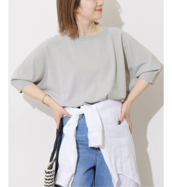 JOURNAL STANDARD relume「接触冷感 / ウォッシャブルクールドルマンプルオーバー」|ニット・セーター|グレーB