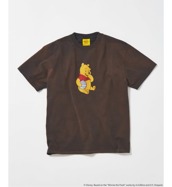 JOURNAL STANDARD「クマのプーさん プリントTシャツ」|Tシャツ・カットソー|ブラック A