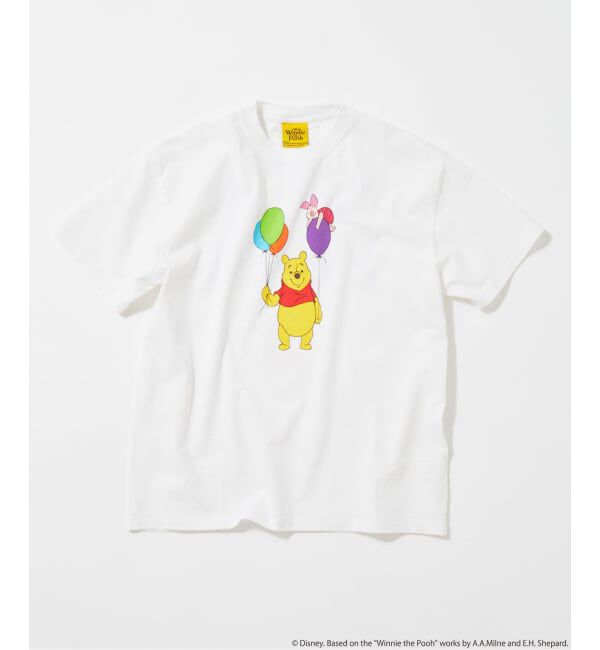 JOURNAL STANDARD「クマのプーさん プリントTシャツ」|Tシャツ・カットソー|ホワイト