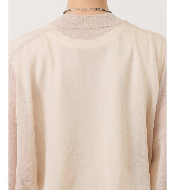 journal standard luxe「《予約》シアージャージー Vネックカーディガン」|カーディガン|