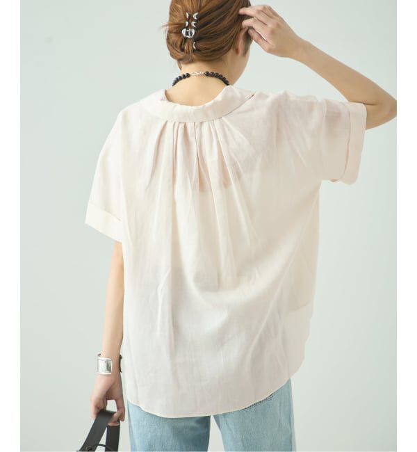 journal standard L'essage「《予約》The Loom/ザ ルーム  BACK TUCK SHIRT シャツ TL18UO-WH11」|シャツ・ブラウス|