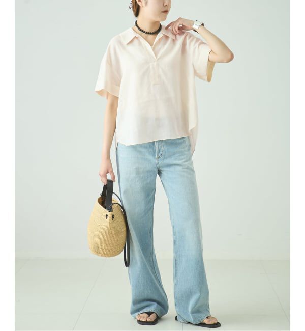 journal standard L'essage「《予約》The Loom/ザ ルーム  BACK TUCK SHIRT シャツ TL18UO-WH11」|シャツ・ブラウス|
