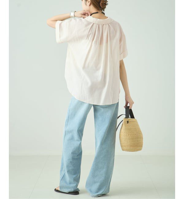 journal standard L'essage「《予約》The Loom/ザ ルーム  BACK TUCK SHIRT シャツ TL18UO-WH11」|シャツ・ブラウス|