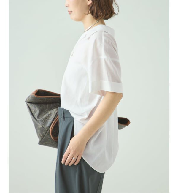journal standard L'essage「《予約》The Loom/ザ ルーム  BACK TUCK SHIRT シャツ TL18UO-WH11」|シャツ・ブラウス|