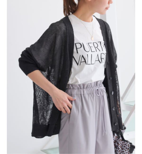 JOURNAL STANDARD relume「《追加2》PEリネンルーズVカーディガン」|カーディガン|