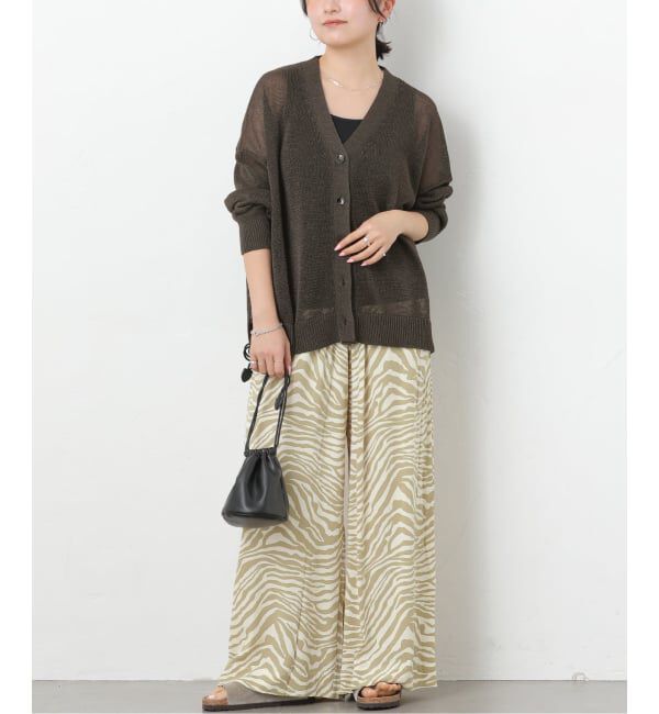JOURNAL STANDARD relume「《追加2》PEリネンルーズVカーディガン」|カーディガン|
